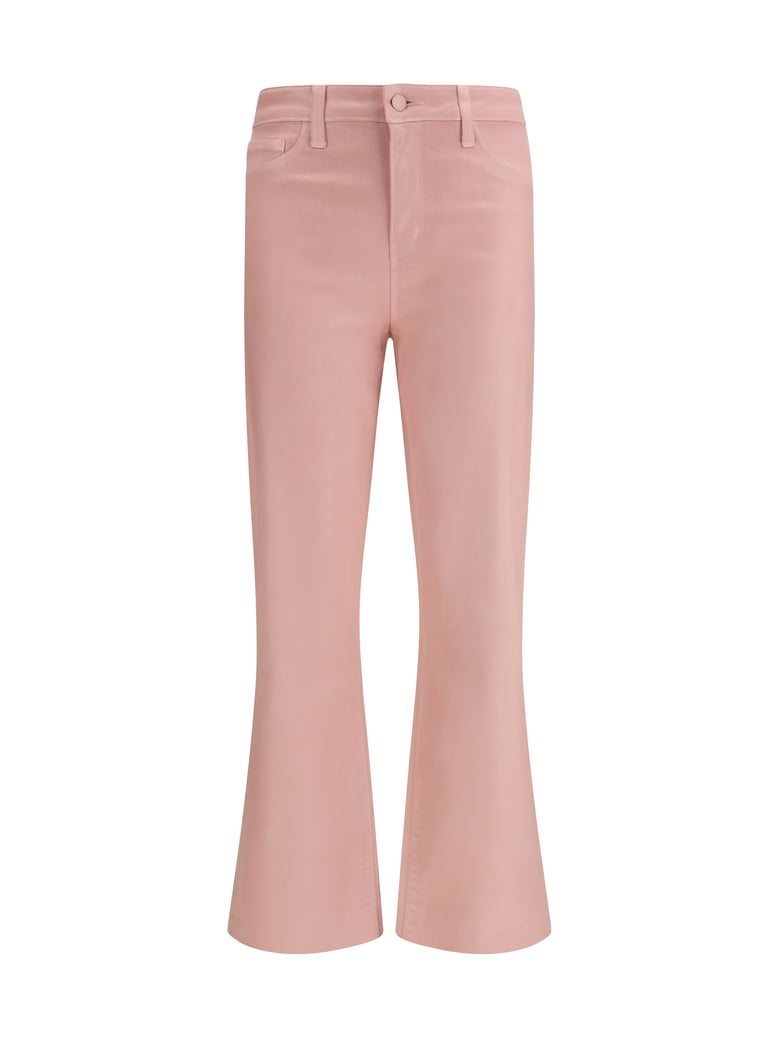 coated denim pants kendra pale rose by Selfnex