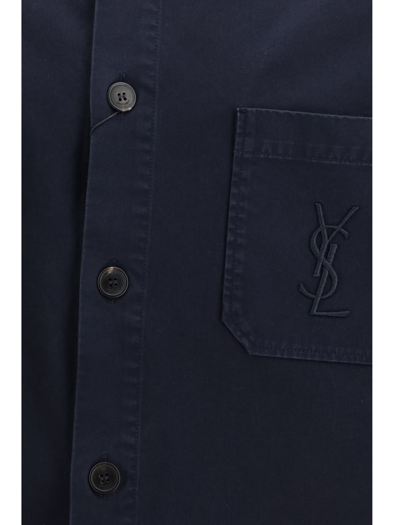 overshirt cassandre dark purple gabardine by Selfnex