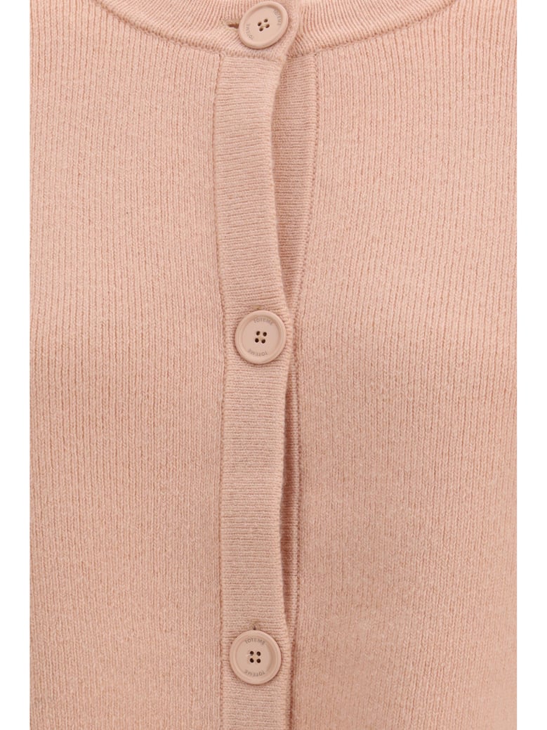 cropped crewneck cardigan flamingo by Selfnex