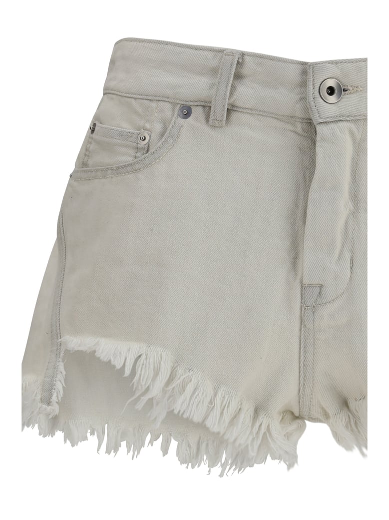 shorts temple bias cutoffs milk denim by Selfnex
