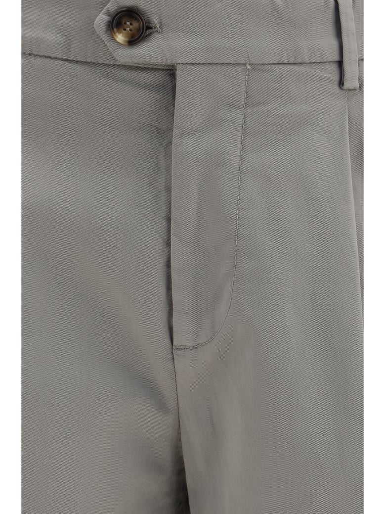 chino pants cotton blend khaki by Selfnex