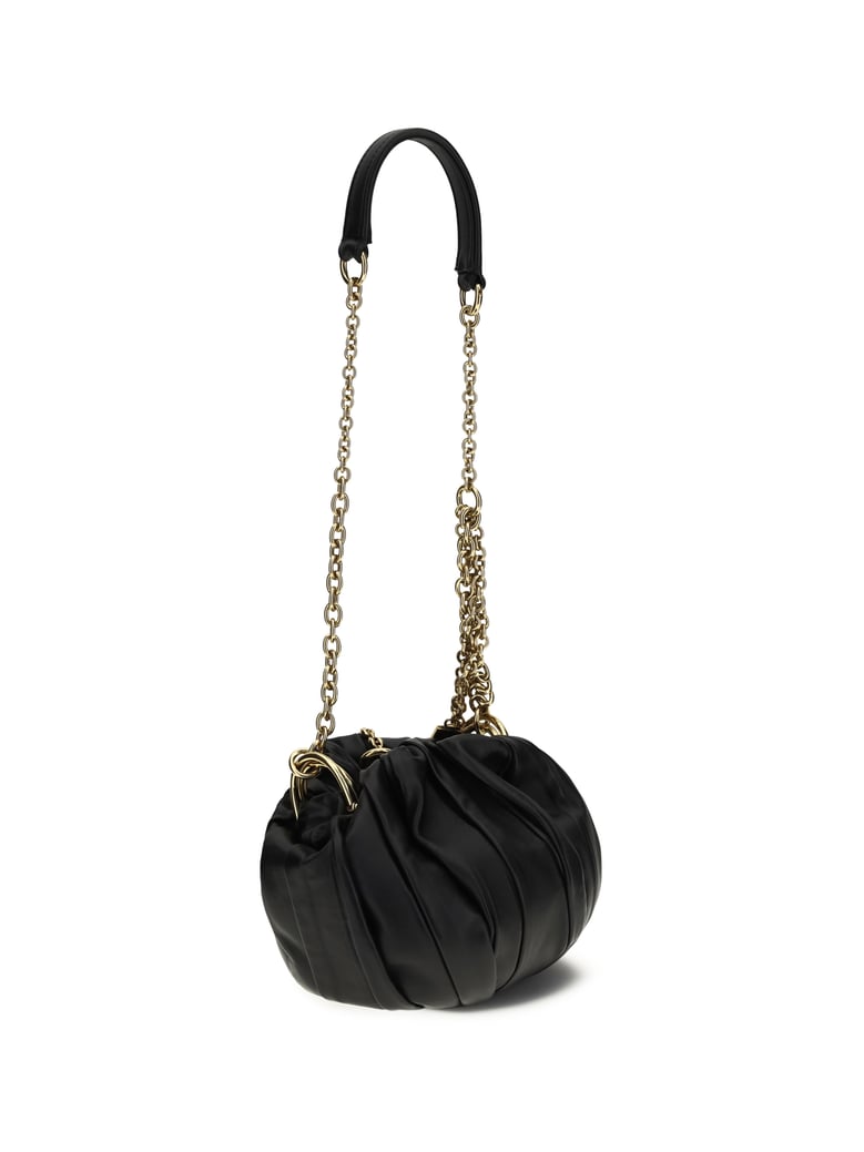 shoulder bag plissé black by Selfnex