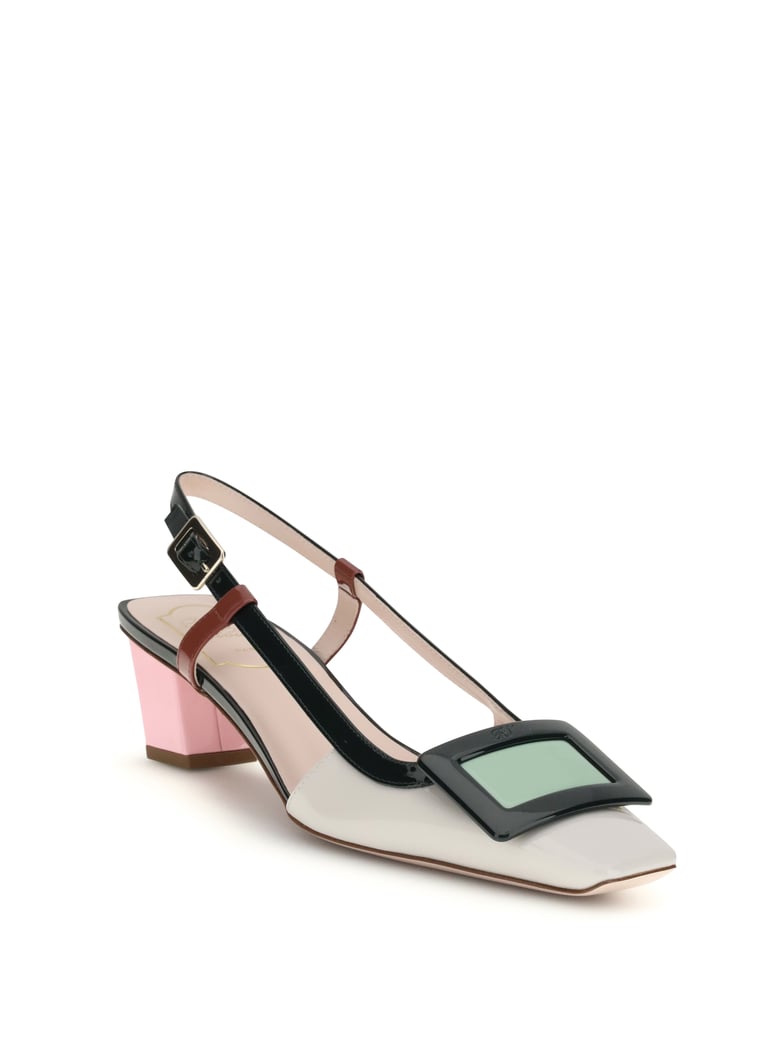 slingback décolleté belle vivier multicolour by Selfnex