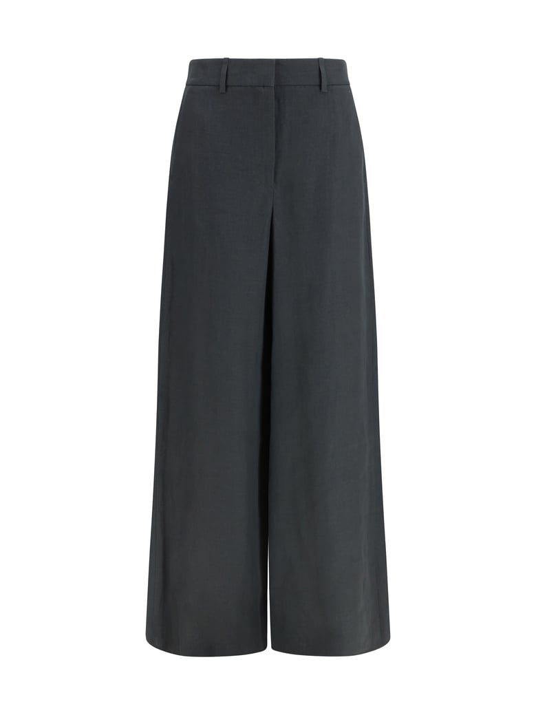 linen trousers dark shadow by Selfnex