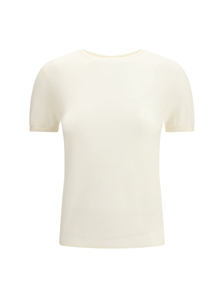 t-shirt ira ivory cashmere by Selfnex