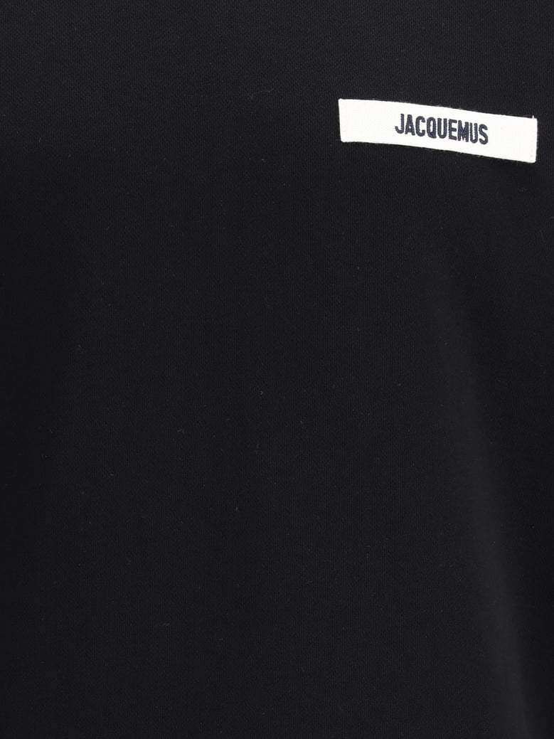 hooded sweatshirt black cotton by Selfnex
