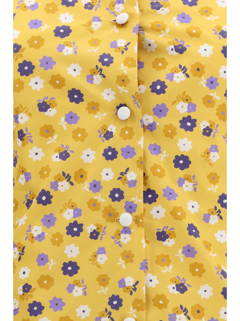 midi dress yellow/purple by Selfnex