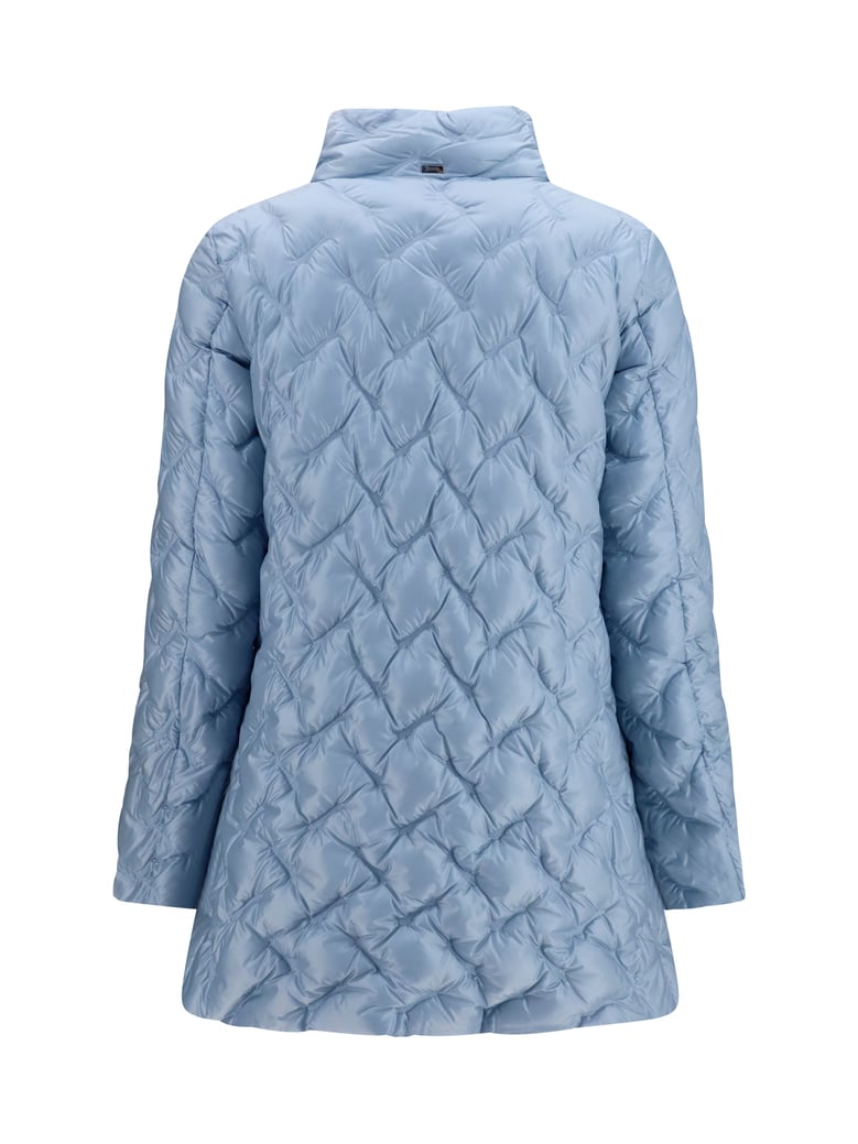 midi down jacket sky blue by Selfnex