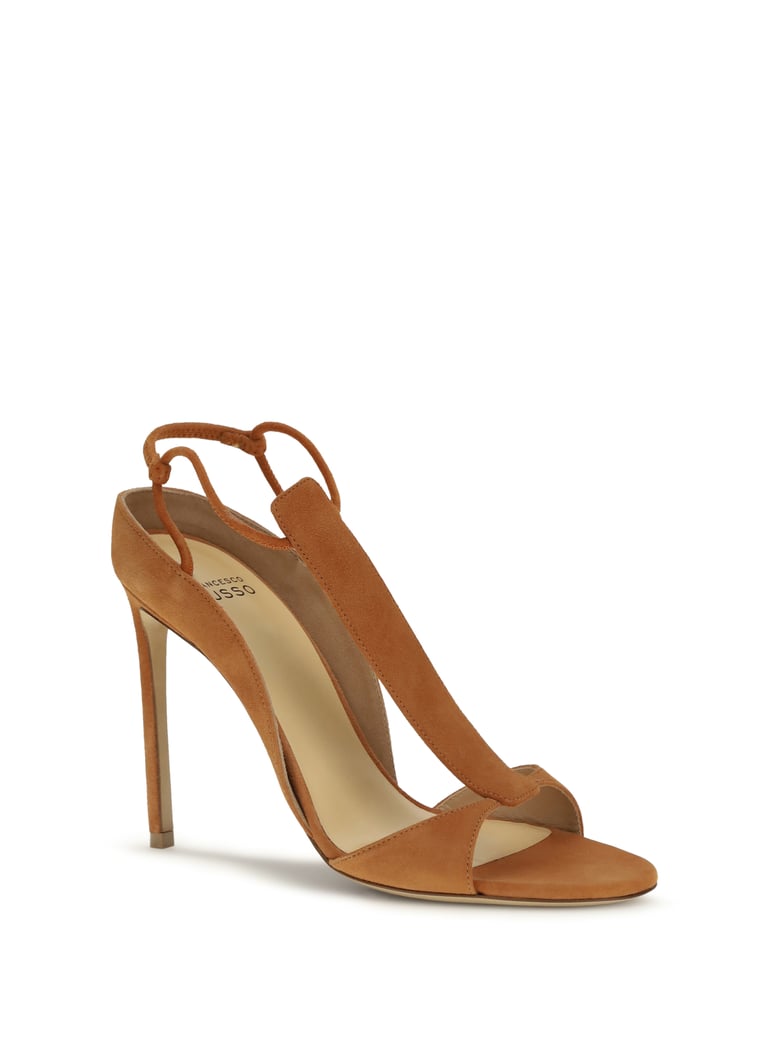 sandals suede pumpkin by Selfnex