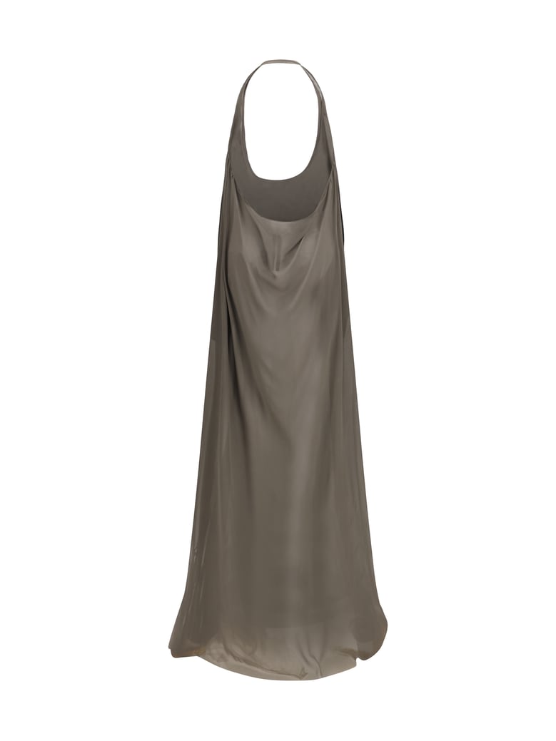 dress haltar silk georgette dust by Selfnex