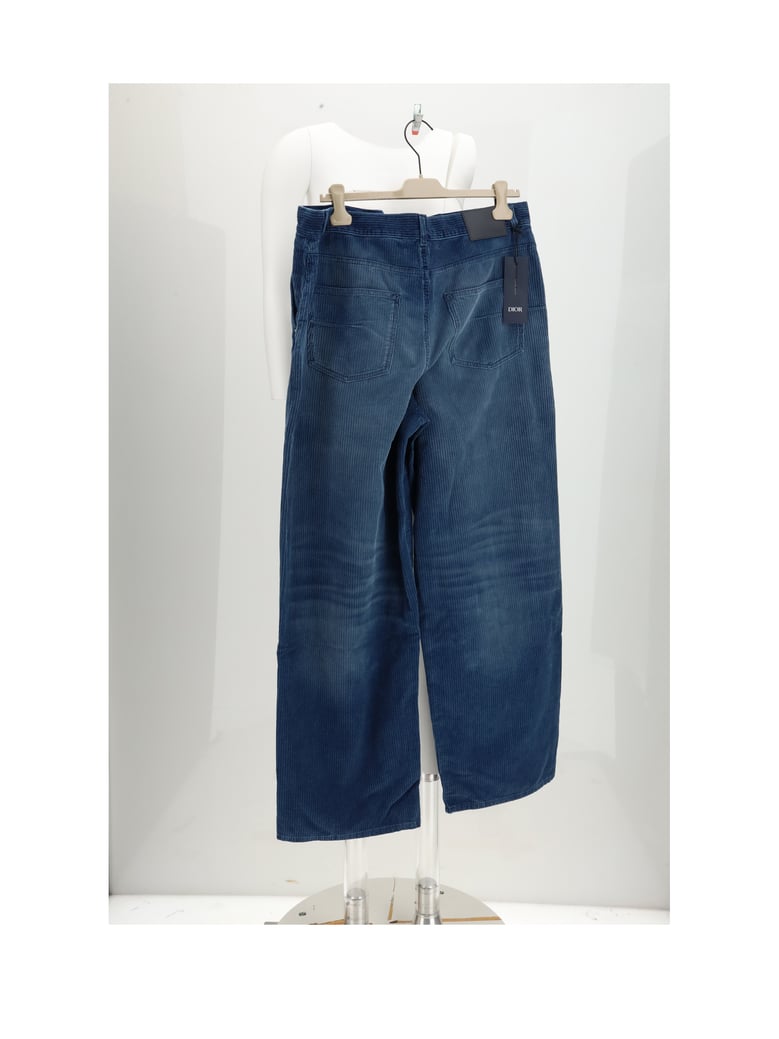 trousers velvet blue by Selfnex