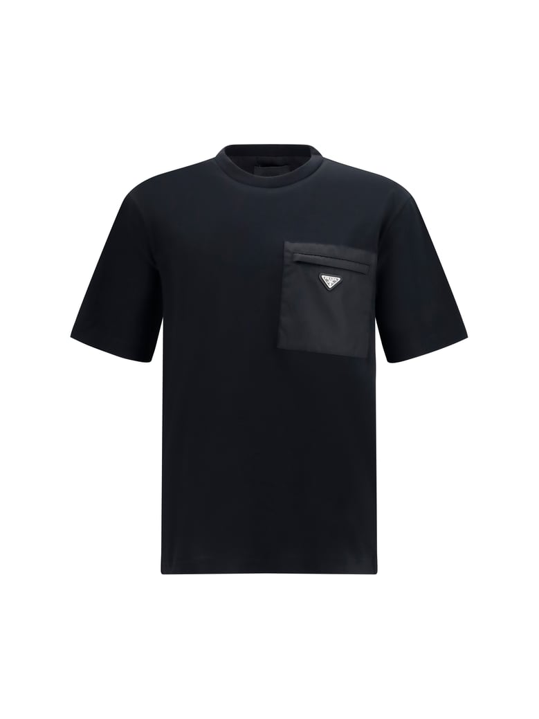 t-shirt with pocket black by Selfnex