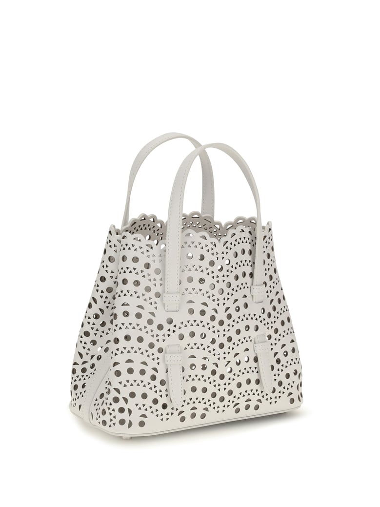 handbag mina calf leather off-white by Selfnex
