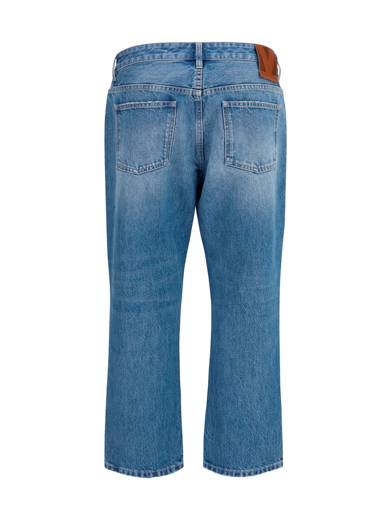 straight-leg jeans medium blue by Selfnex