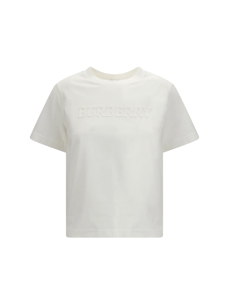 crew-neck t-shirt chalk by Selfnex