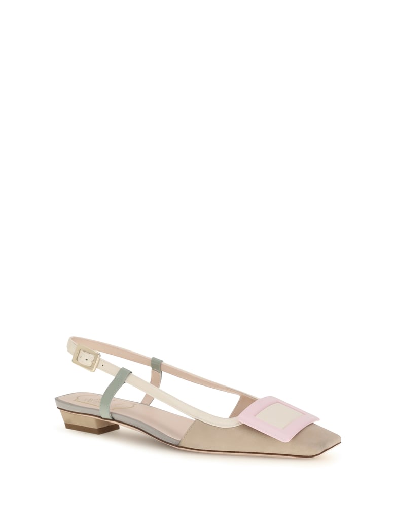 slingback suede ballerinas belle vivier by Selfnex