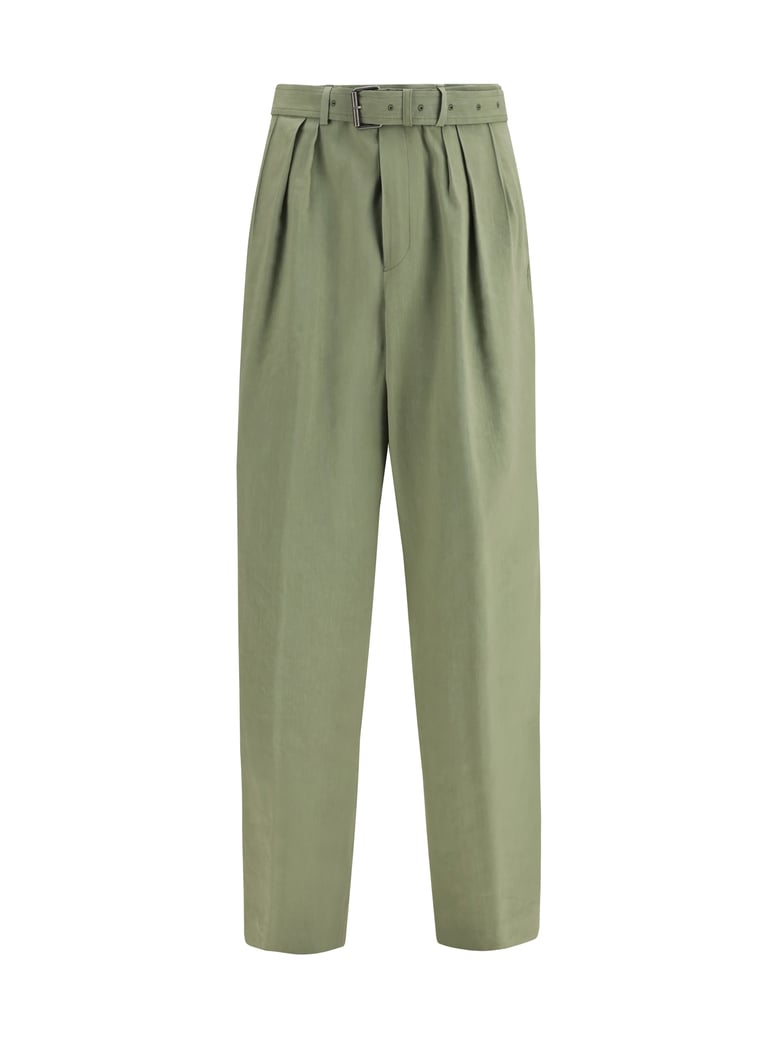 wide-leg trousers preaches pistachio by Selfnex