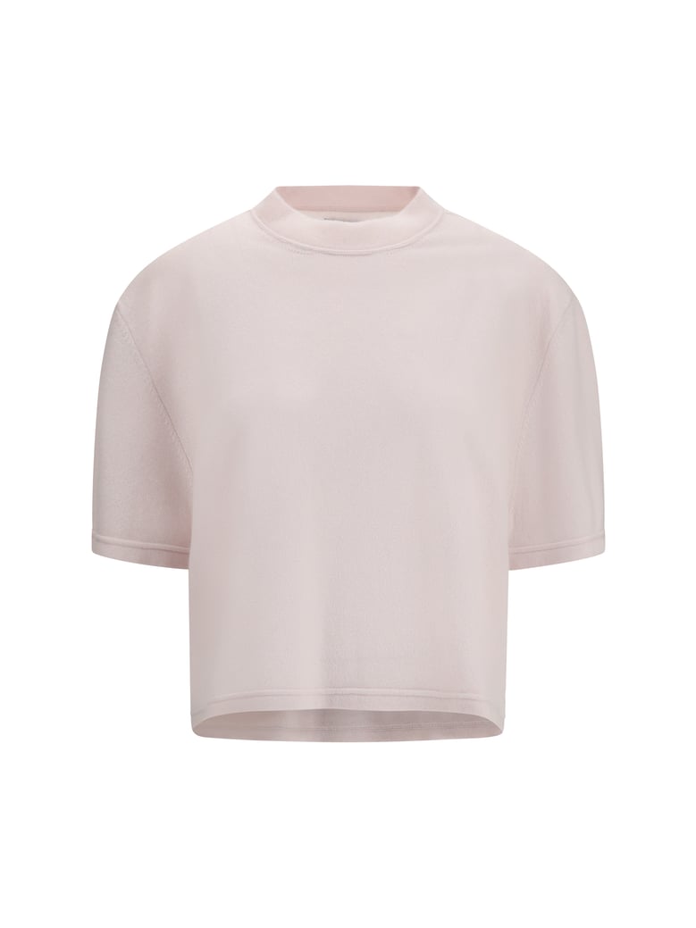 cropped t-shirt skin pink by Selfnex