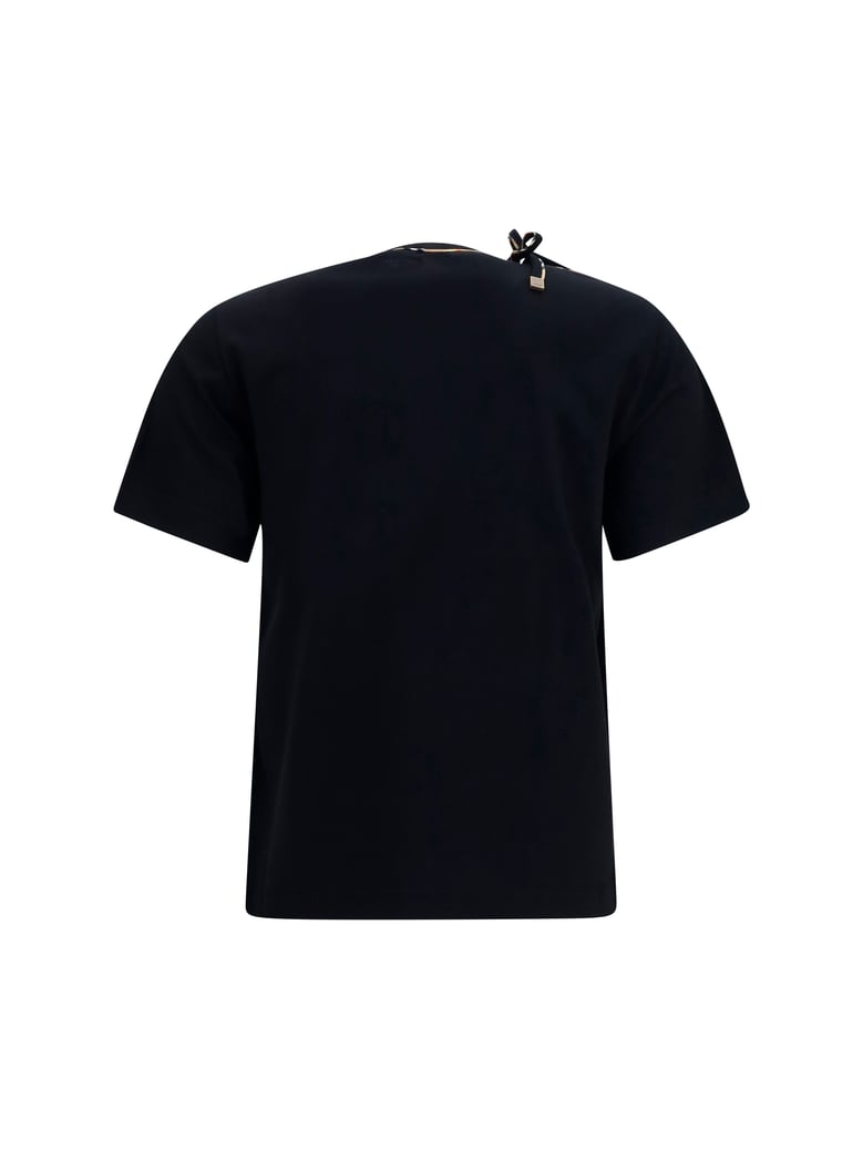 t-shirt with cut-out detail by Selfnex