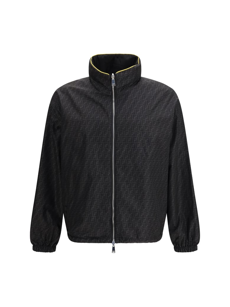 windbreaker ff jacquard reversible black by Selfnex