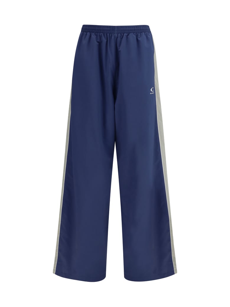 track pants technical satin marine blue by Selfnex