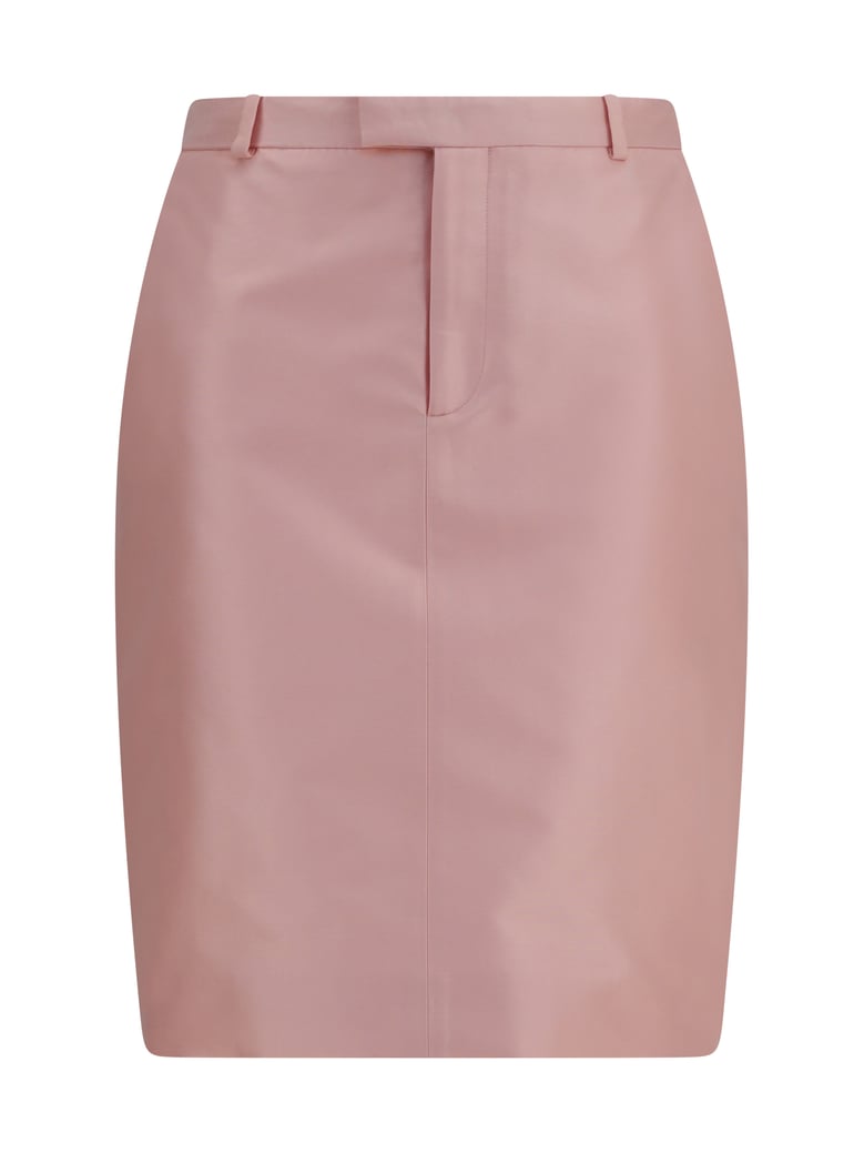 skirt silk faille hopeful pink by Selfnex