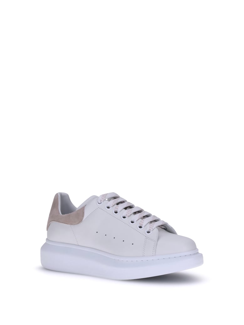 leather sneakers white/patchouli by Selfnex