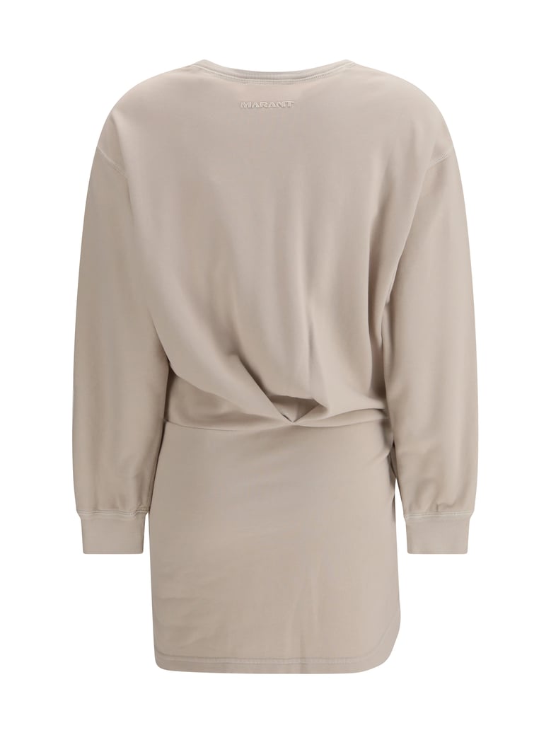 fleece dress zae beige by Selfnex