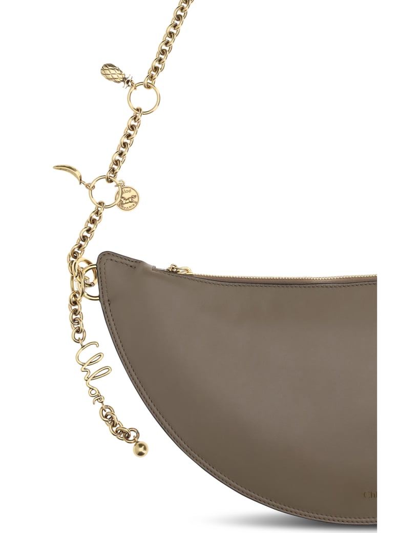shoulder bag icons deep taupe by Selfnex