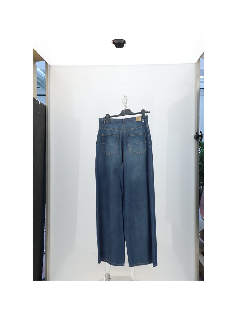 trousers cotton blue by Selfnex