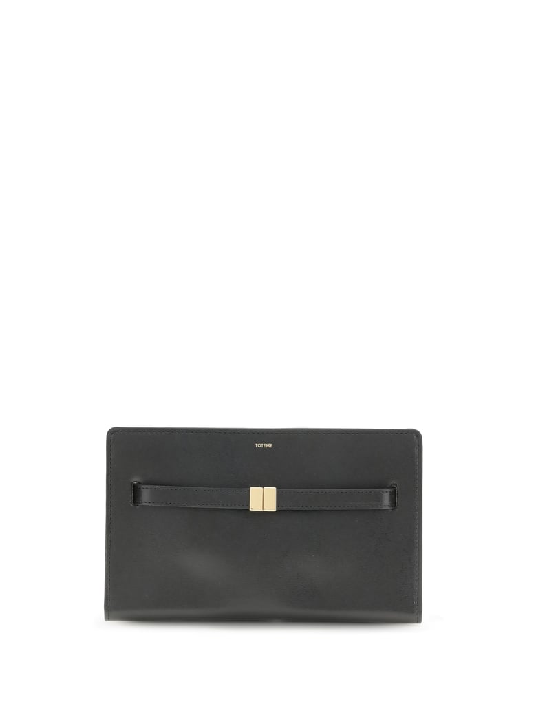 belted leather crossbody bag black by Selfnex