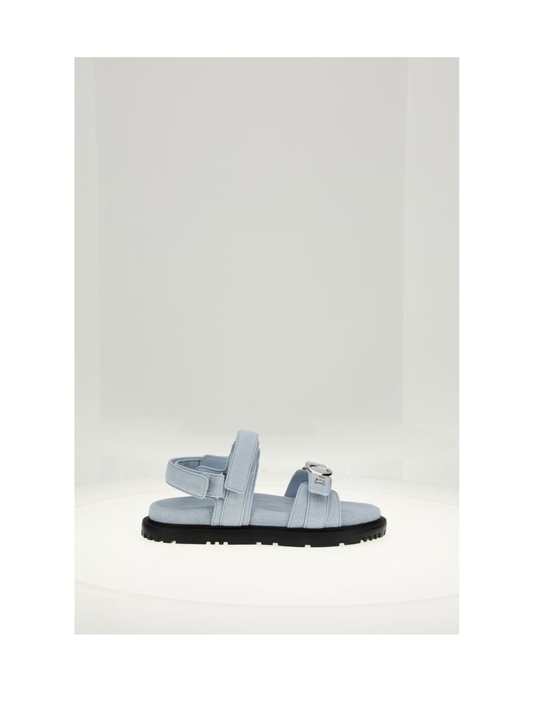 open-toe sandals sky blue by Selfnex