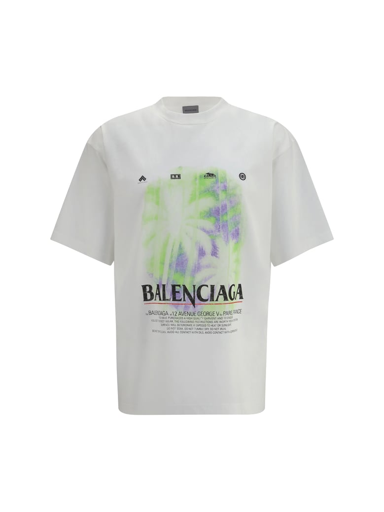 t-shirt printed cotton white by Selfnex