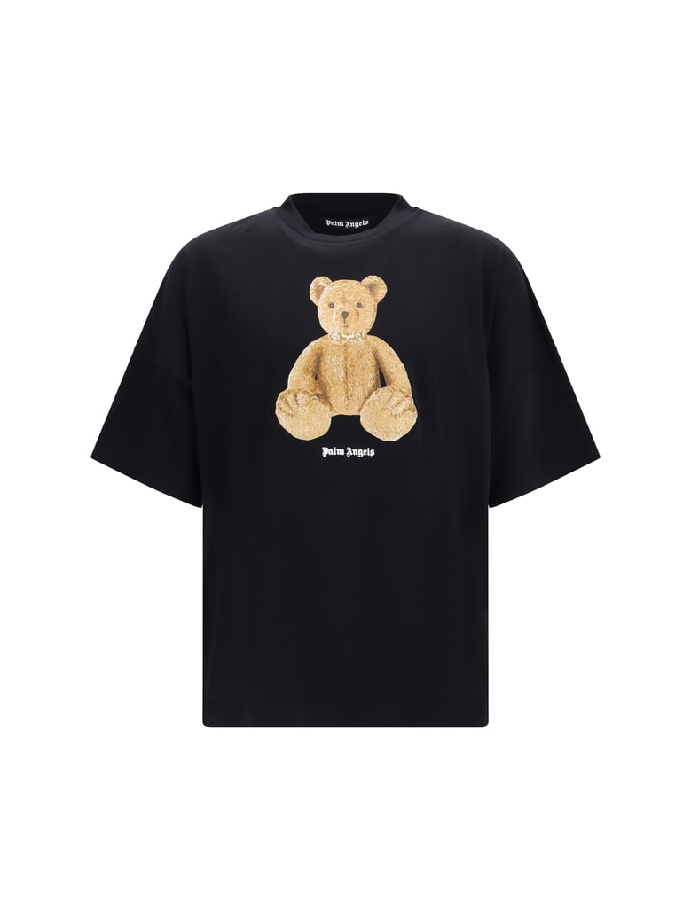 t-shirt bear print black/brown by Selfnex