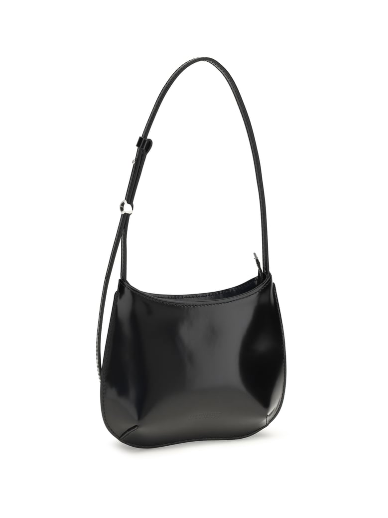 shoulder bag le petit bisou black leather by Selfnex