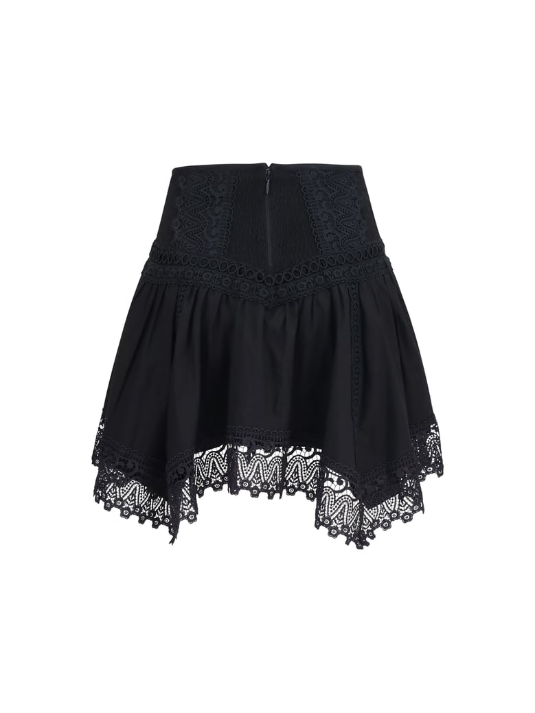 skirt taléa sangallo lace black by Selfnex
