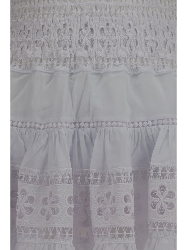 dress isca short white by Selfnex