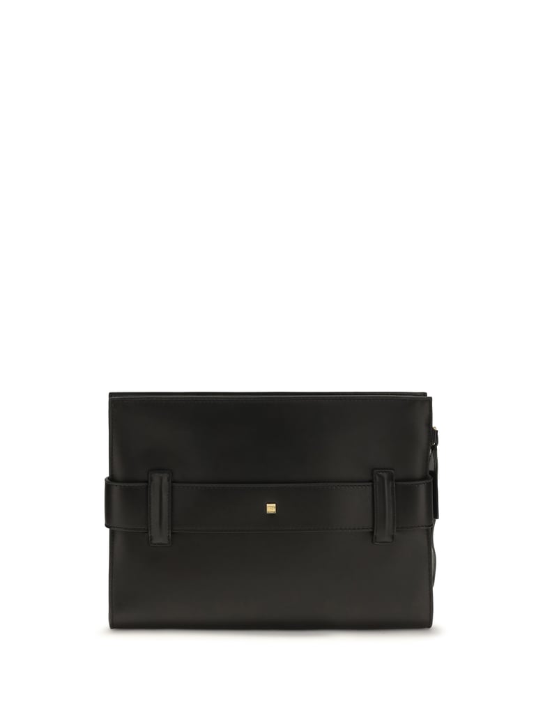 leather clutch anthem black by Selfnex