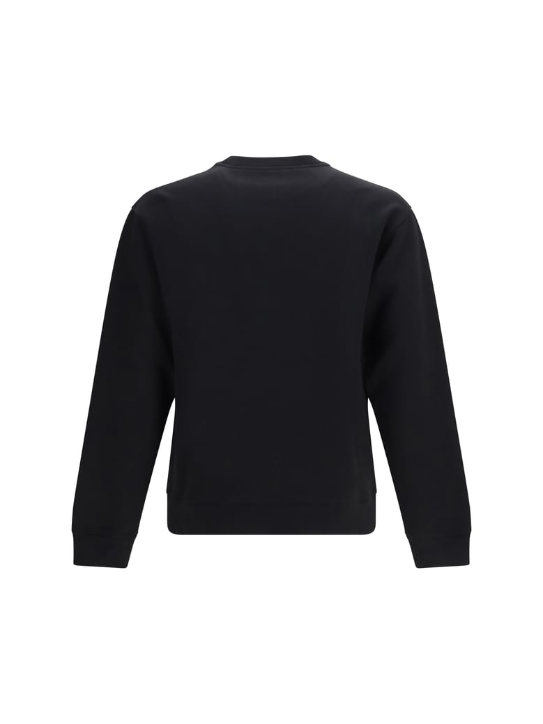 sweatshirt crewneck cotton jersey black by Selfnex