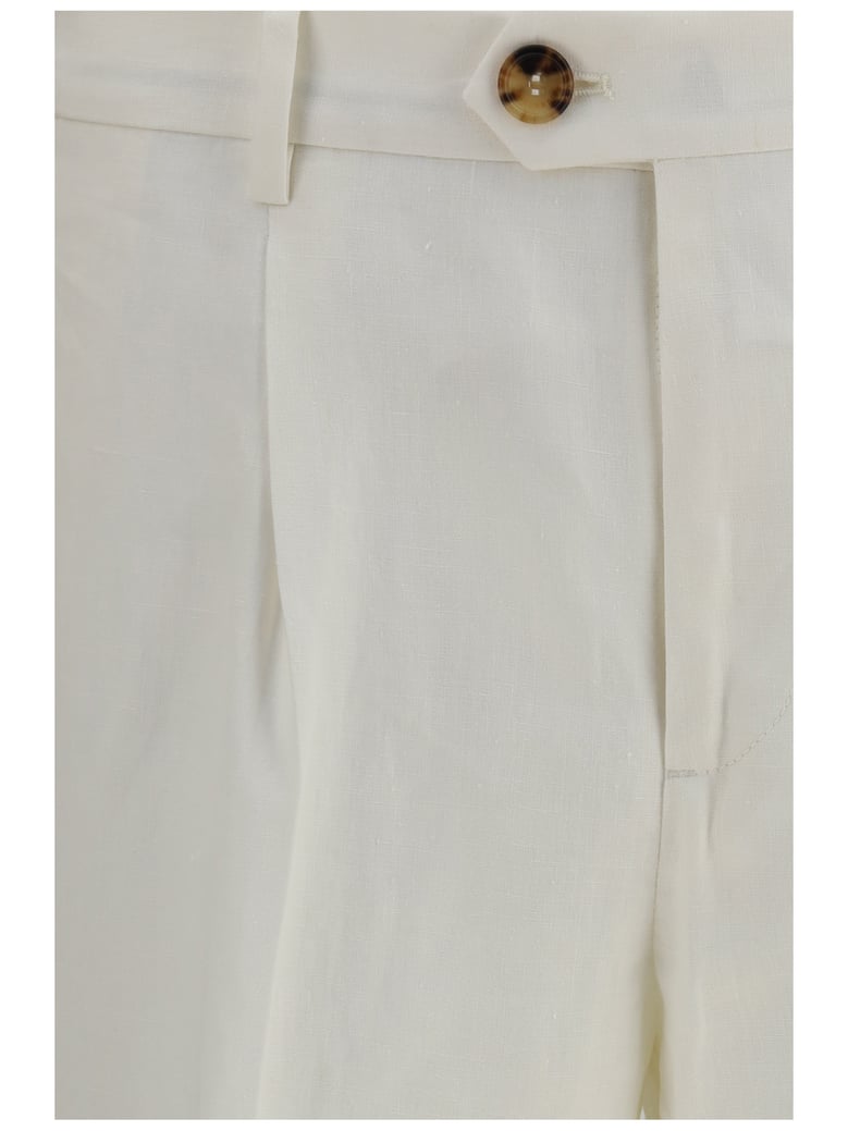 tailored linen trousers by Selfnex