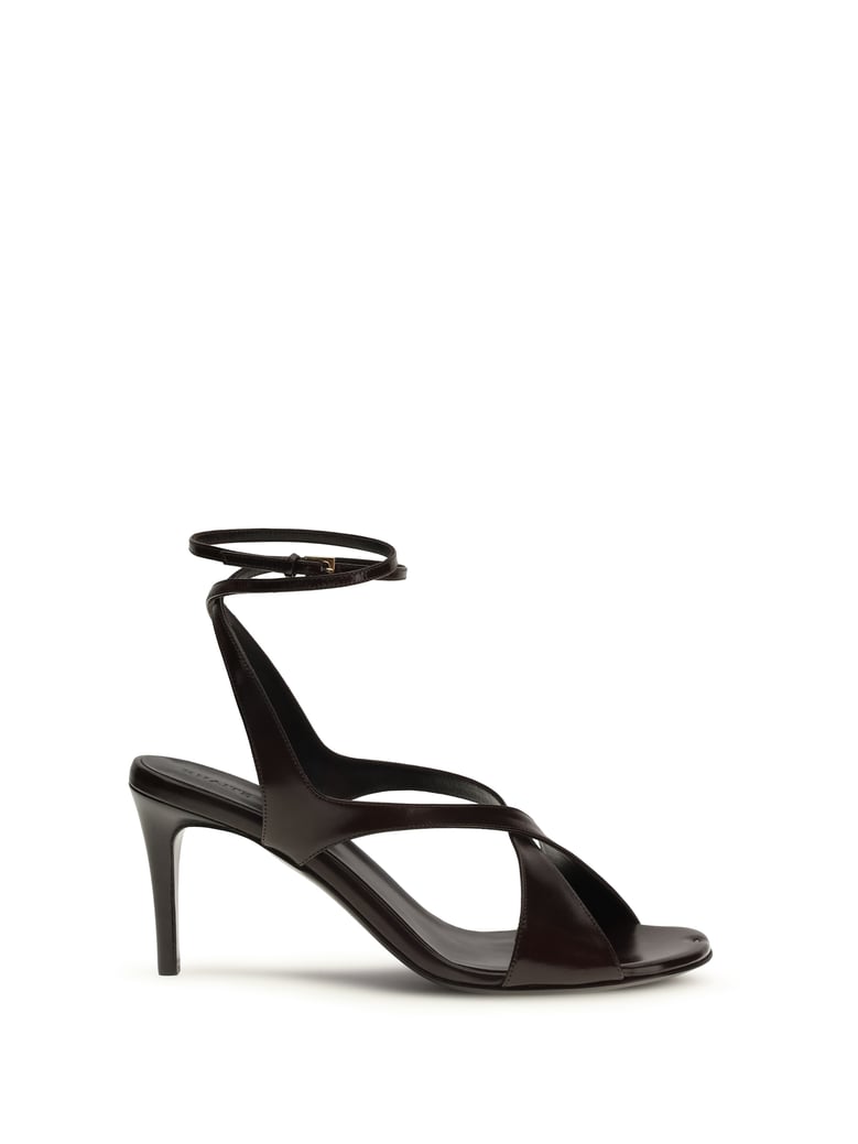sandals liria dark brown by Selfnex