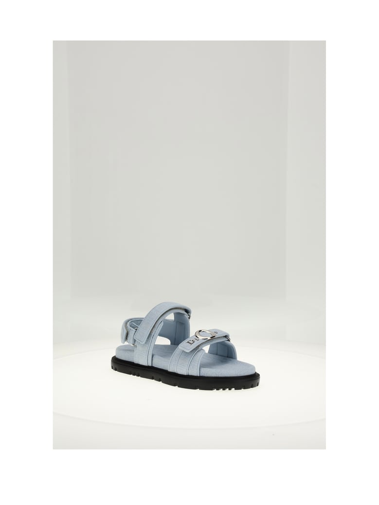open-toe sandals sky blue by Selfnex