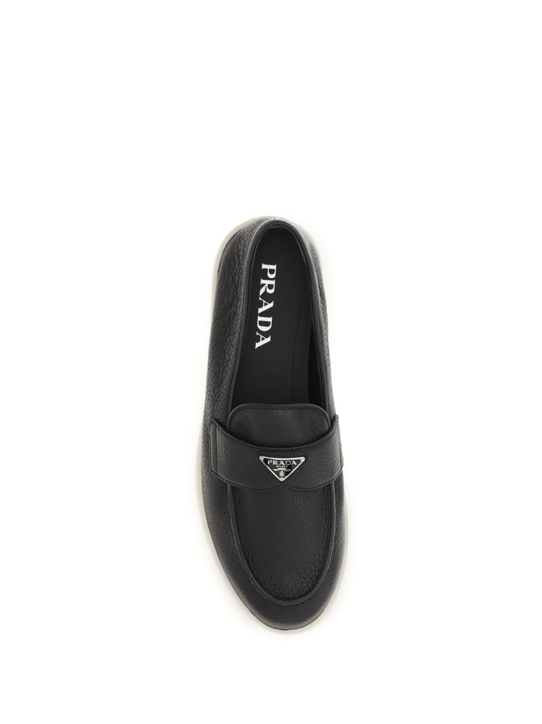 suede loafers, black by Selfnex