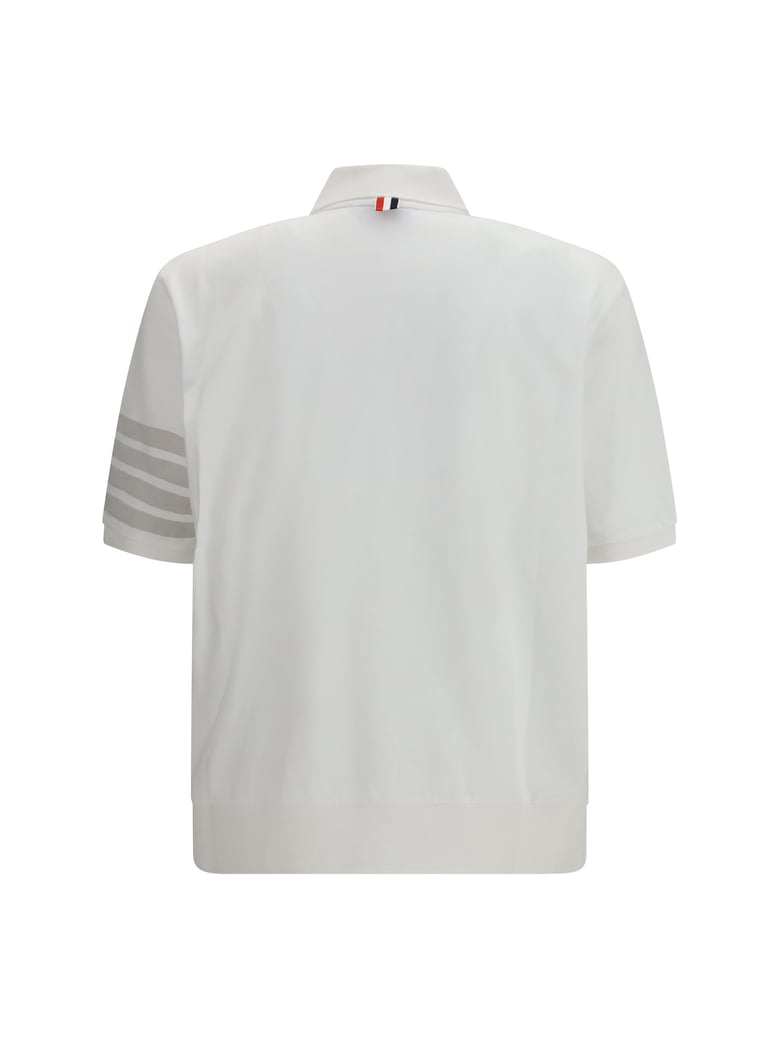 polo shirt cotton white by Selfnex