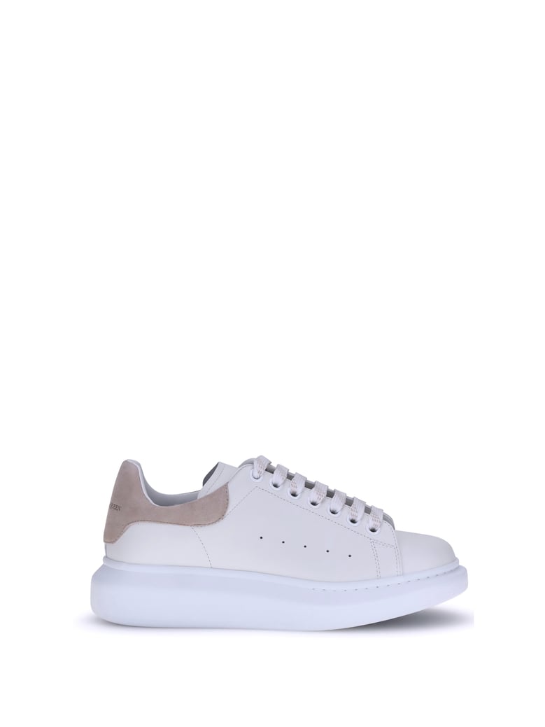 leather sneakers white/patchouli by Selfnex