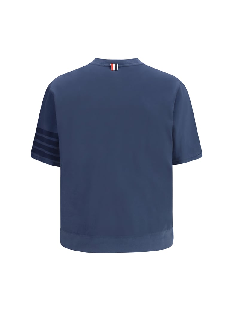 cotton t-shirt 4-bar navy by Selfnex