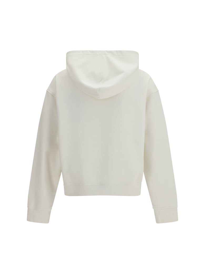 hoodie neck logo off-white/black by Selfnex