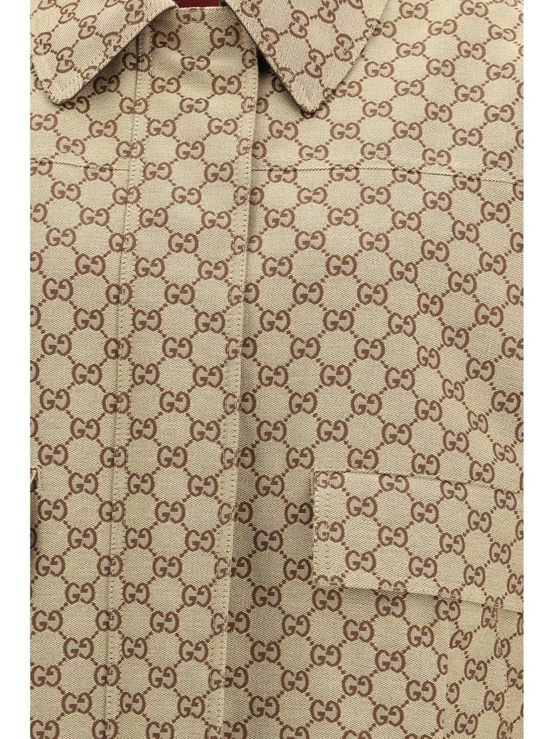 bomber jacket gg canvas camel/ebony by Selfnex