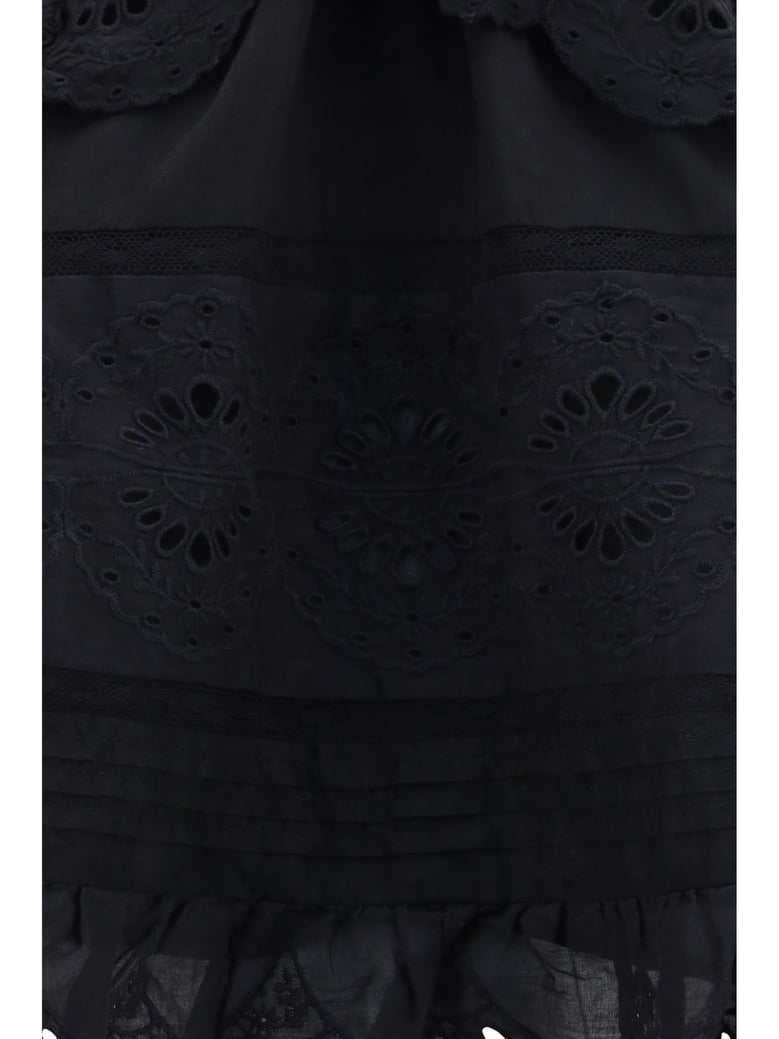 ruffle top prisha black by Selfnex
