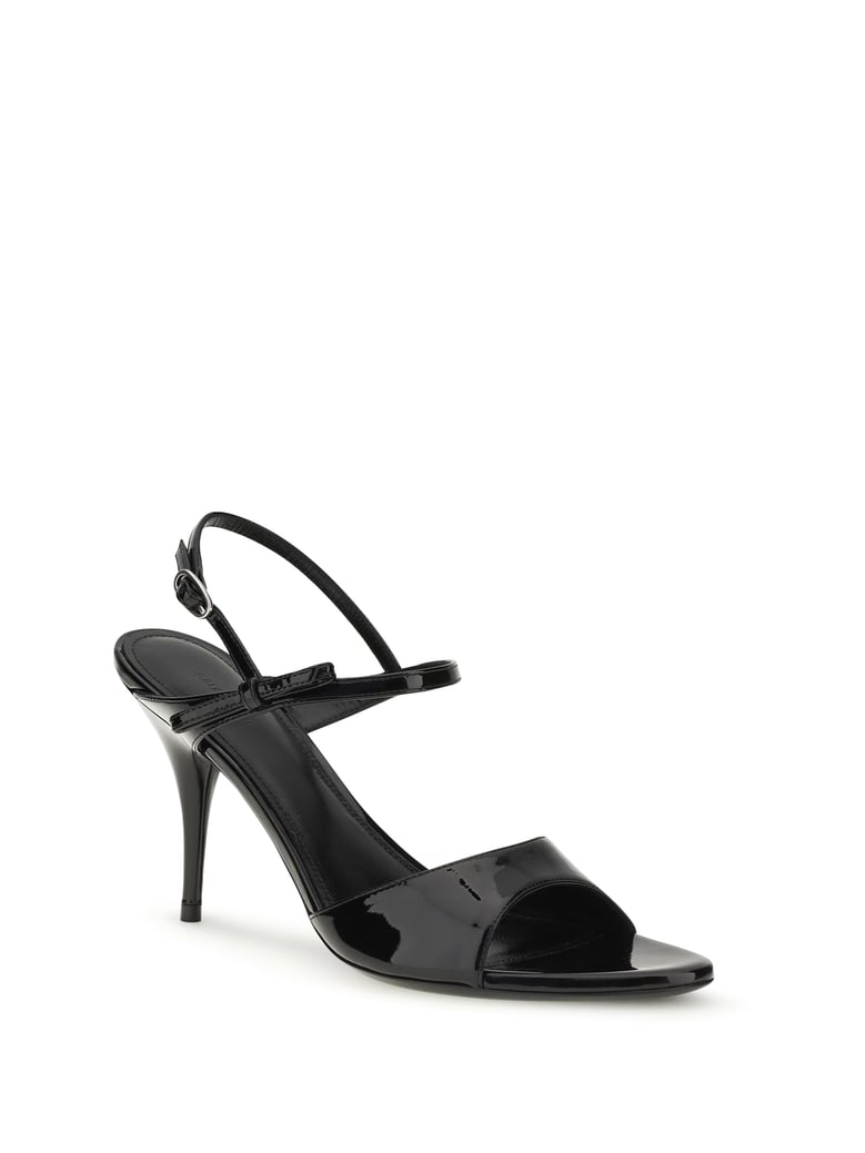 sandals avenue bow black/silver by Selfnex